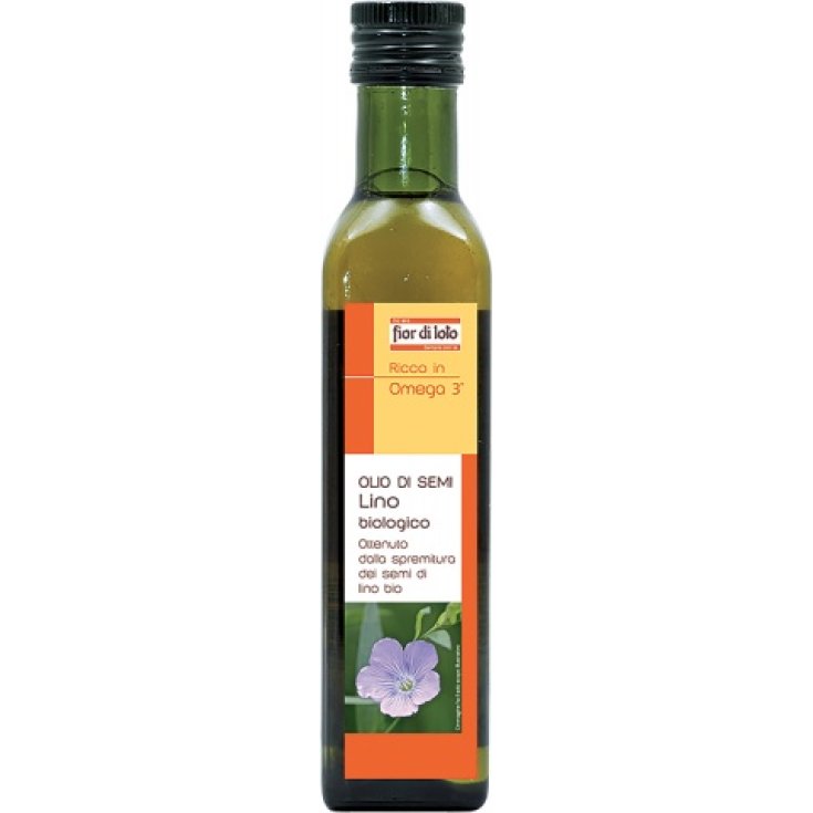 Organic Flaxseed Oil Fior Di Loto 250ml