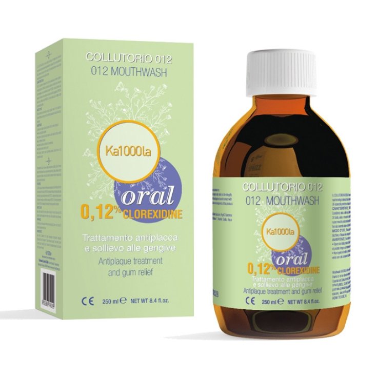 Oral Mouthwash 012 - Chlorhexidine 0.12% Ka1000la 250ml