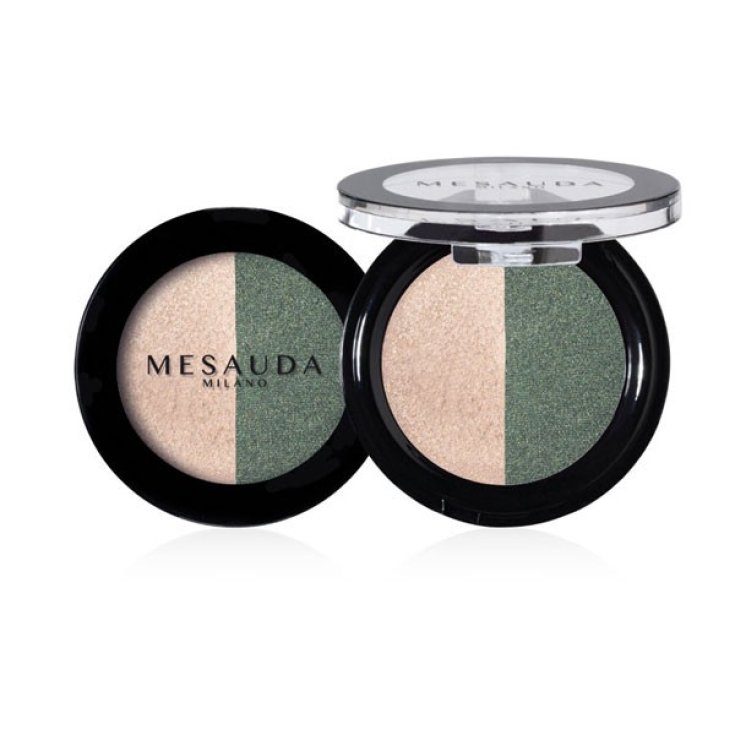 Mesauda Milano Vibrant Duo Eyeshadow Compact Eyeshadow Duo 405 Wonder Woman 3g