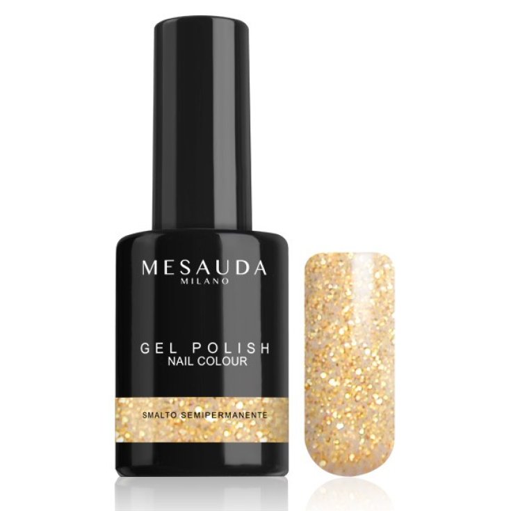 MESAUDA GEL POLISH 52 GLITTER GOLD