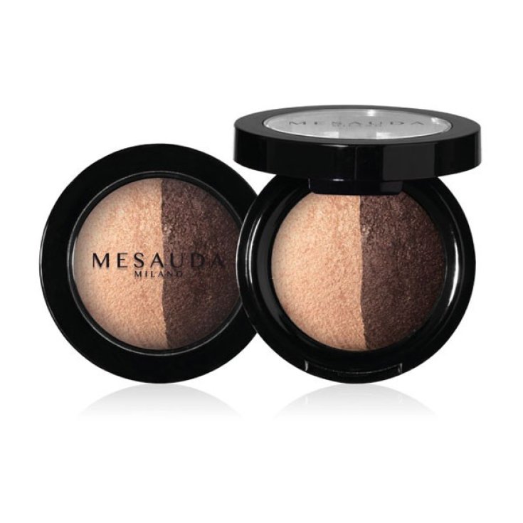 Mesauda Luxury Eyeshadow Duo Cotto Duo Wet & Dry Eyeshadow Color 502 Jasmin
