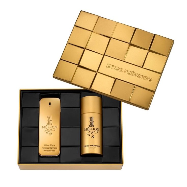 Paco Rabanne One Million Eau De Toilette 100ml Vapo + Deodorant 150ml