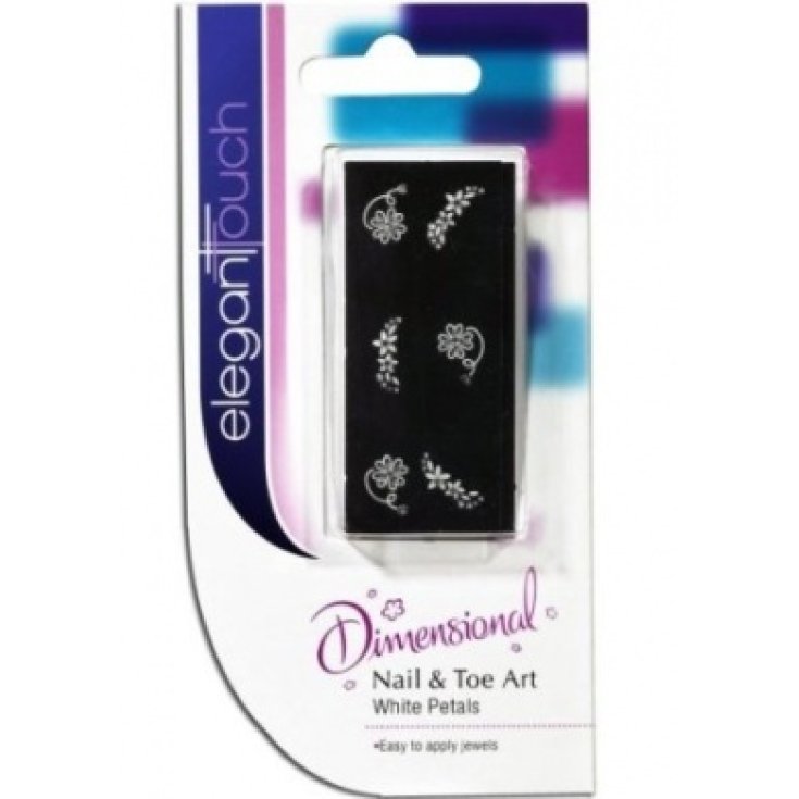 Uragme Elegant Touch Nail & Toe Art Kit White Petals