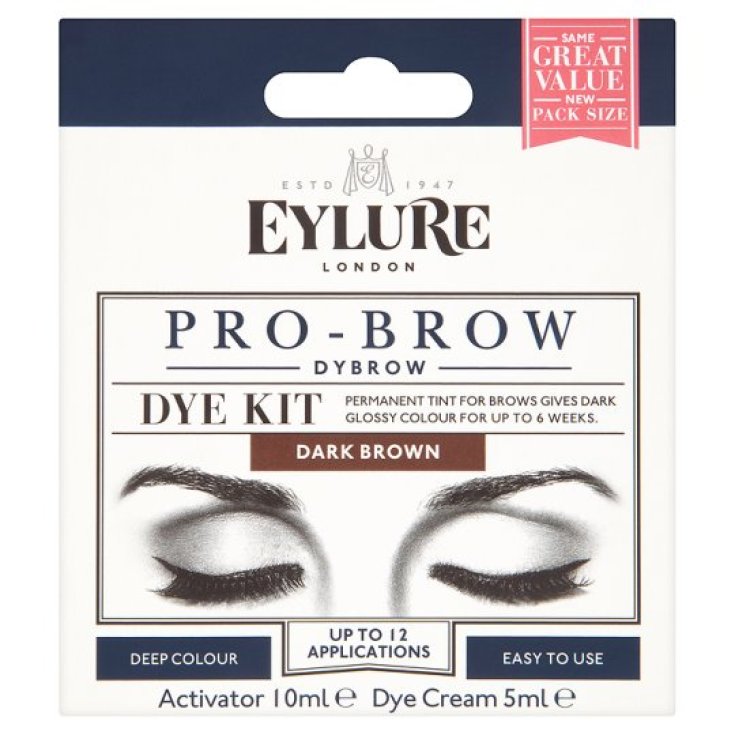 Uragme Eylure PRO-BROW Permanent Dye For Eyebrows Dark Brown Color