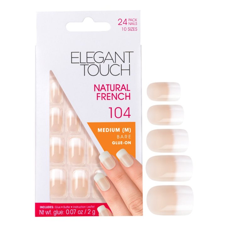 Uragme Elegant Touch French Manicure 104 American Bare Medium Nails