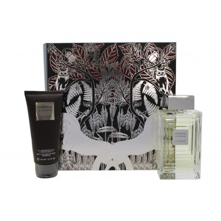 Lalique Hommage Set Eau De Toilette 100ml + Bath Shower 200ml