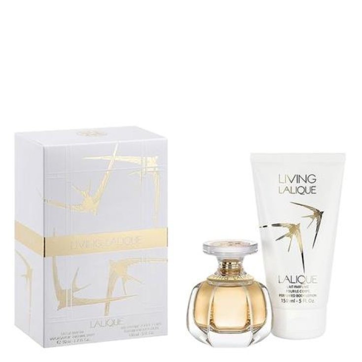 Lalique Living Set Eau De Parfum Vapo 50ml + Bath Shower 150ml