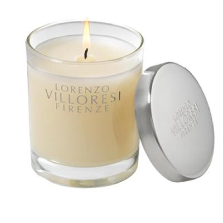 Villoresi Teint De Neige Scented Candle In Glass 200ml