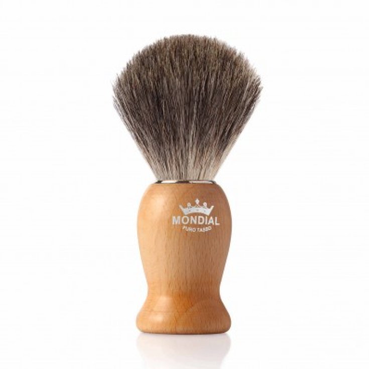 Mondial Nelson Badger Maple Shaving Brush