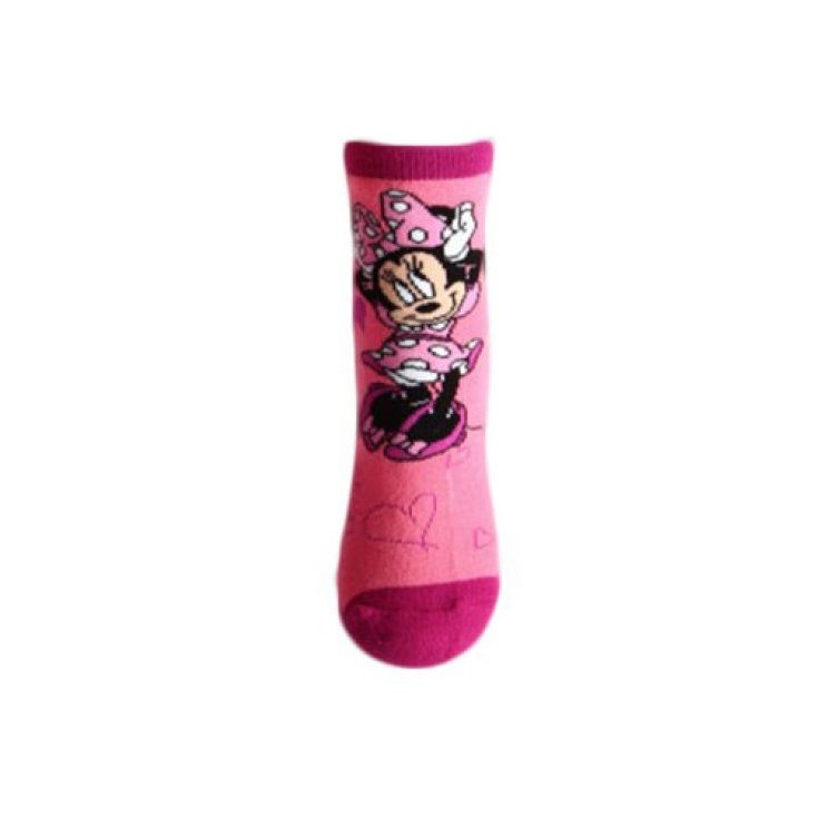 Short sock non-slip sock baby girl Disney Minnie pink 31-34