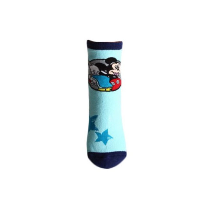 Short socks non-slip sock baby boy Disney Mickey light blue 23-26