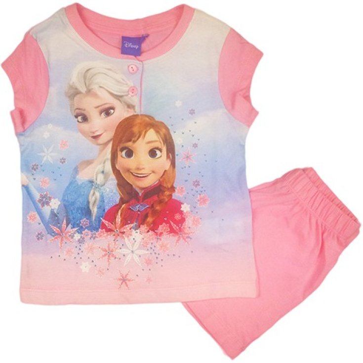 Pink Disney Frozen pink 6A girl's pajamas shorts