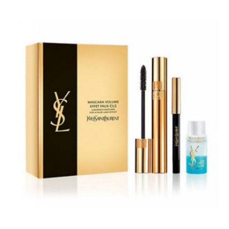 Yves Saint Laurent Mascara Volume Color 1 Black + Eye Make-up Remover + Color Pencil 1 Black