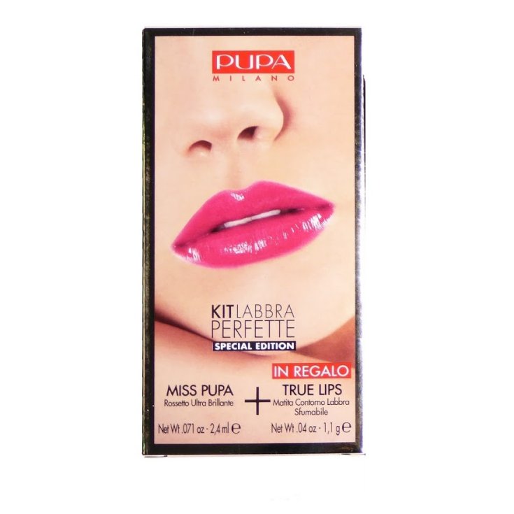 Pupa Kit Perfect Lips Lipstick Miss Pupa 305 + True Lips Pencil 32
