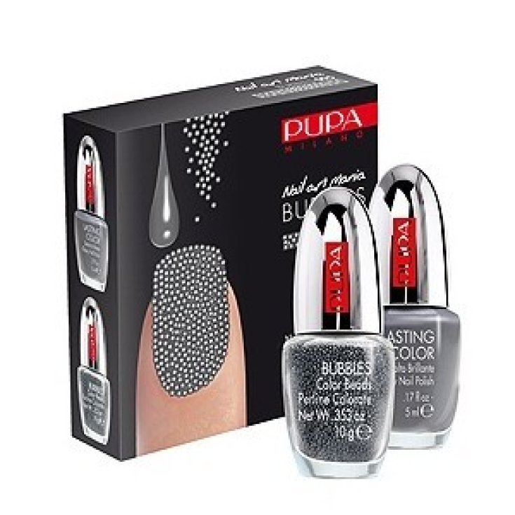 Pupa Nail Art Mania Bubbles Three-dimensional Nails 005 Gray