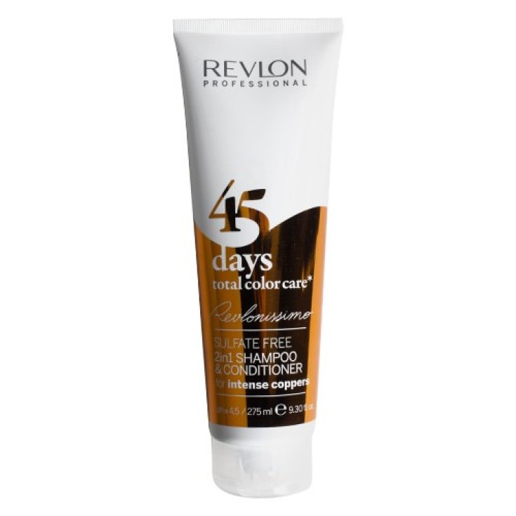 Revlon 45 Days 2In1 Auburn Brown Protection Shampoo 275ml