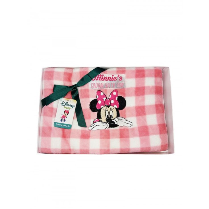 Fleece blanket blanket cradle baby carriage newborn Disney baby Minnie pink TU