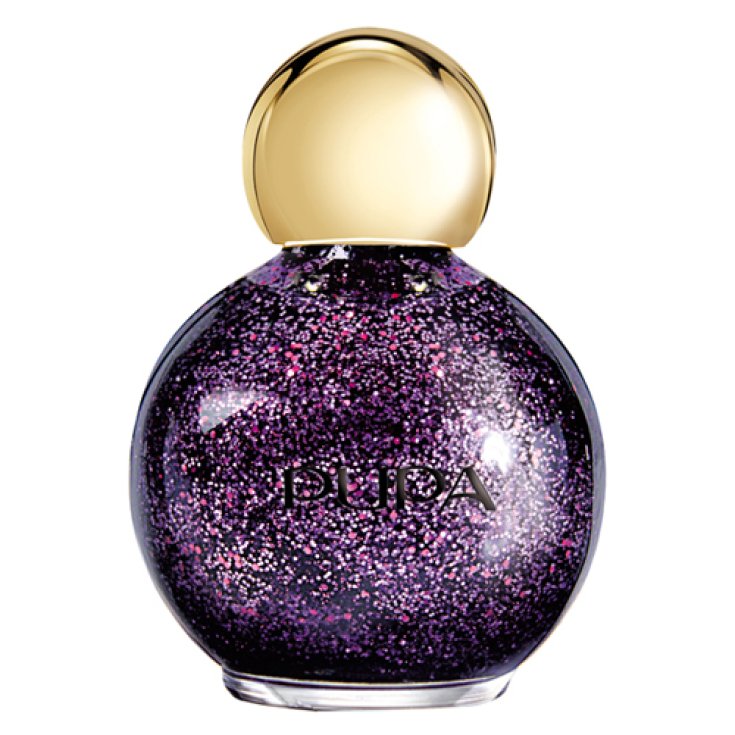 Pupa Light Up The Night Enamel Glitter 001 Purple