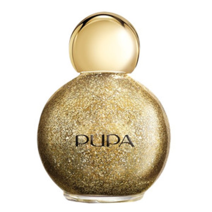 Pupa Light Up The Night Glitter Nail Polish 002 Golden