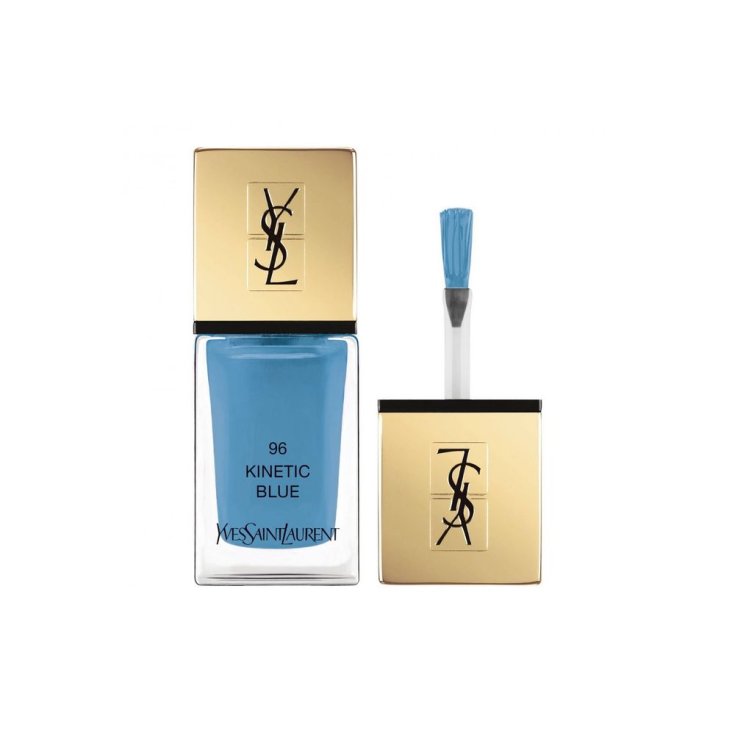 Yves Saint Laurent La Laque Couture Nail Polish Color 96 Kinetik Blue