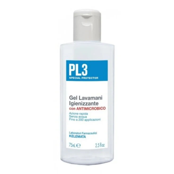 PL3 Sanitizing Hand Wash Gel With Kalemata ANTIMICROBIAL 75ml