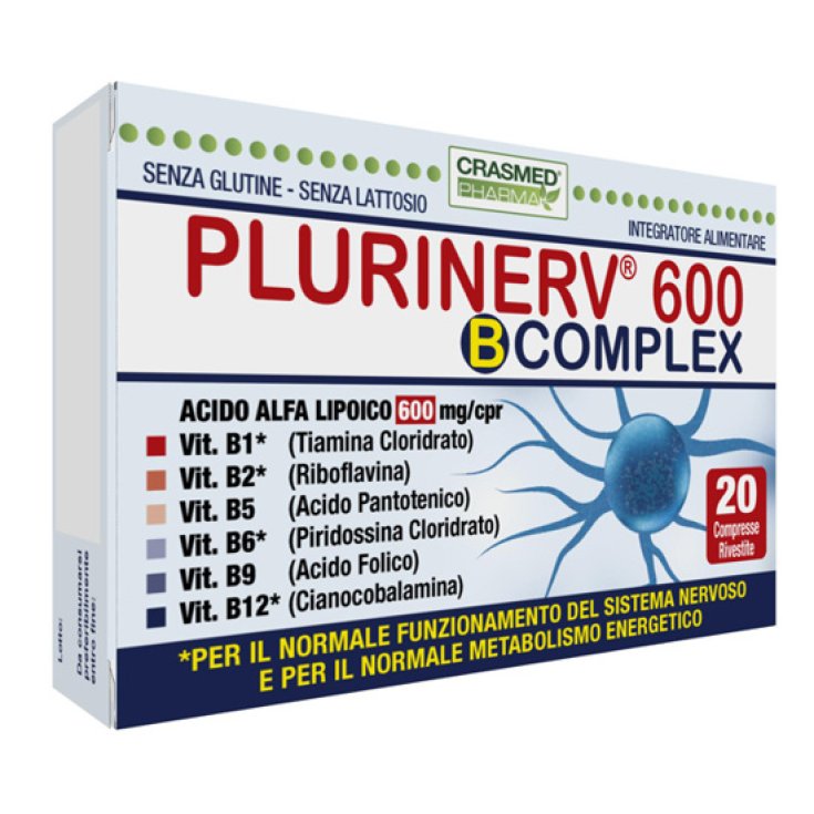 PLURINERV® 600 B COMPLEX CRASMED® 20 Tablets