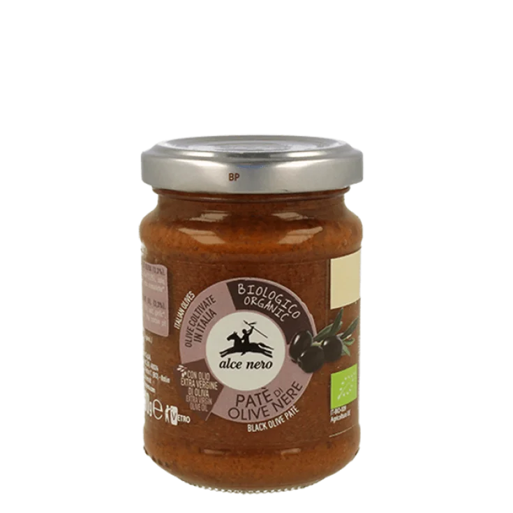 Alce Nero Organic Black Olive Pate 130g