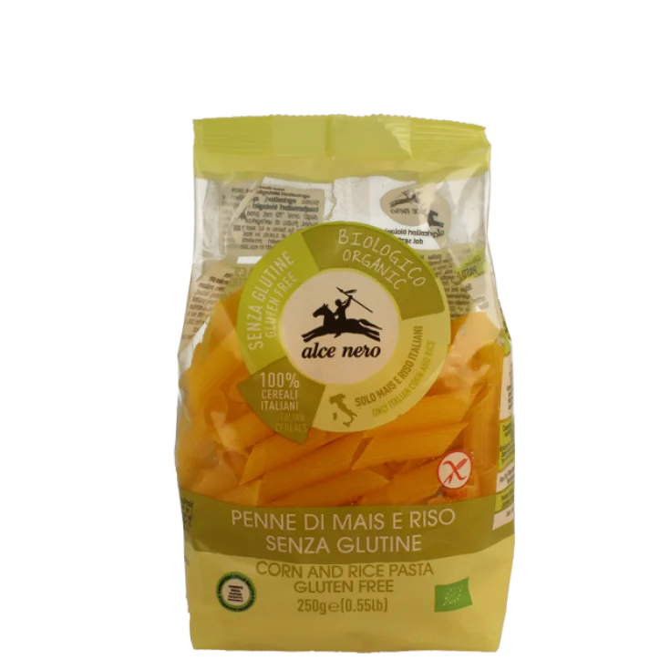 Alce Nero Organic Corn And Rice Penne 250g