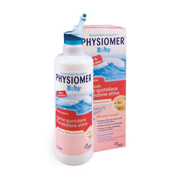 PHYSIOMER Baby Spray nasal Hygiène prévention active 135ml