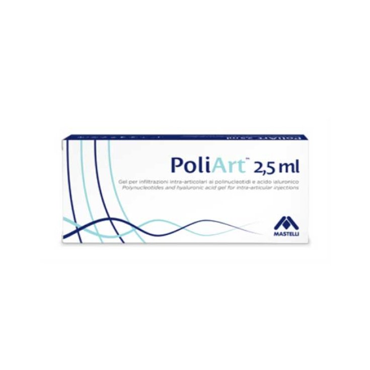 Poliart 2,5ml Intra-Articular Gel Syringe Mastelli 20mg / ml