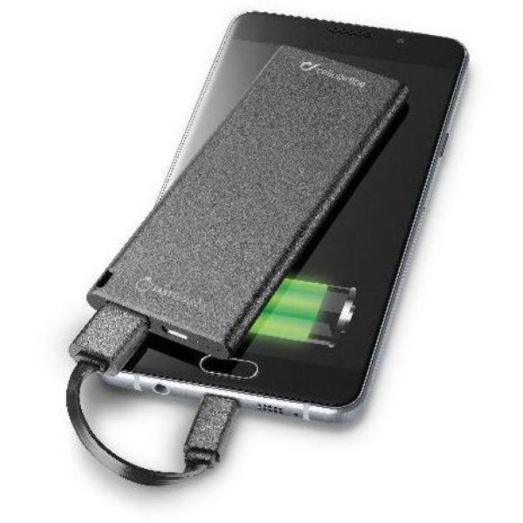 Power Bank Black 3000 mAh Cellularline 1 Battery charger