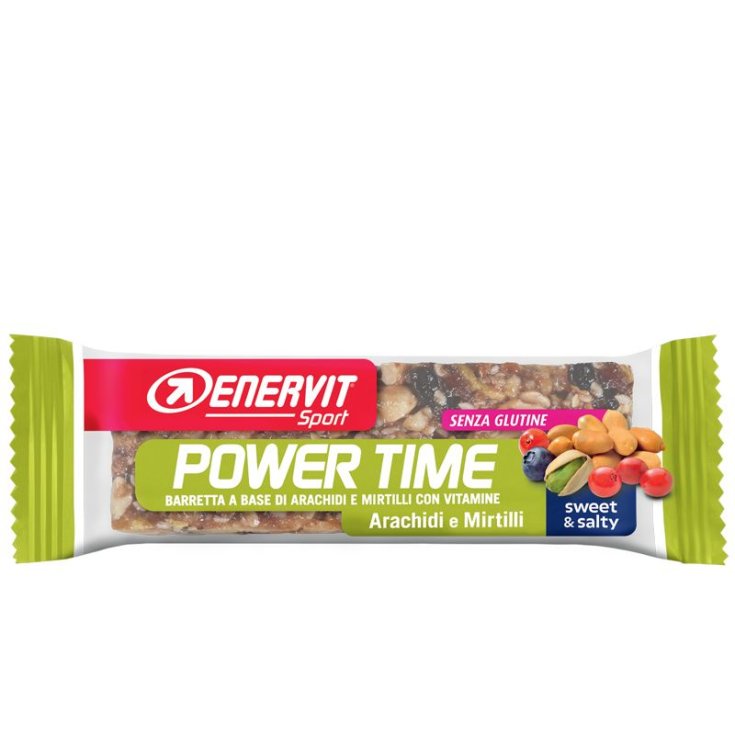 Power Time Peanut And Blueberry Bar Enervit Sport Box 24 Bars 30g