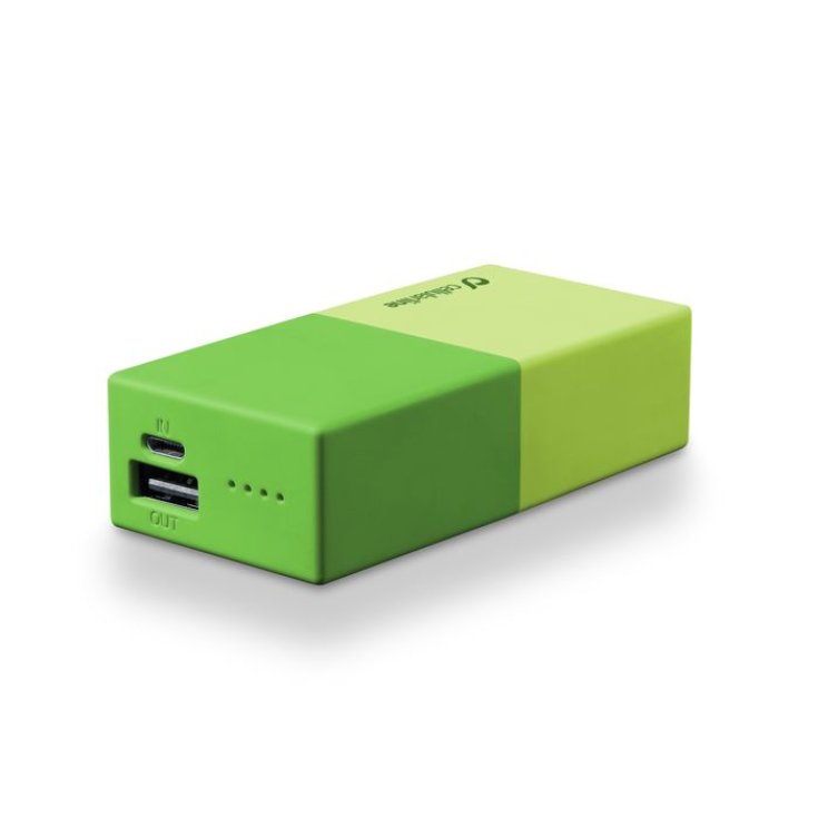 Powerbank 5000 Universal Cellularline 1 Green Battery Charger