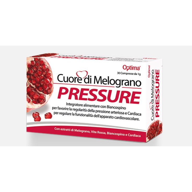 Pressure Heart Of Pomegranate® Optima Naturals 30 Tablets