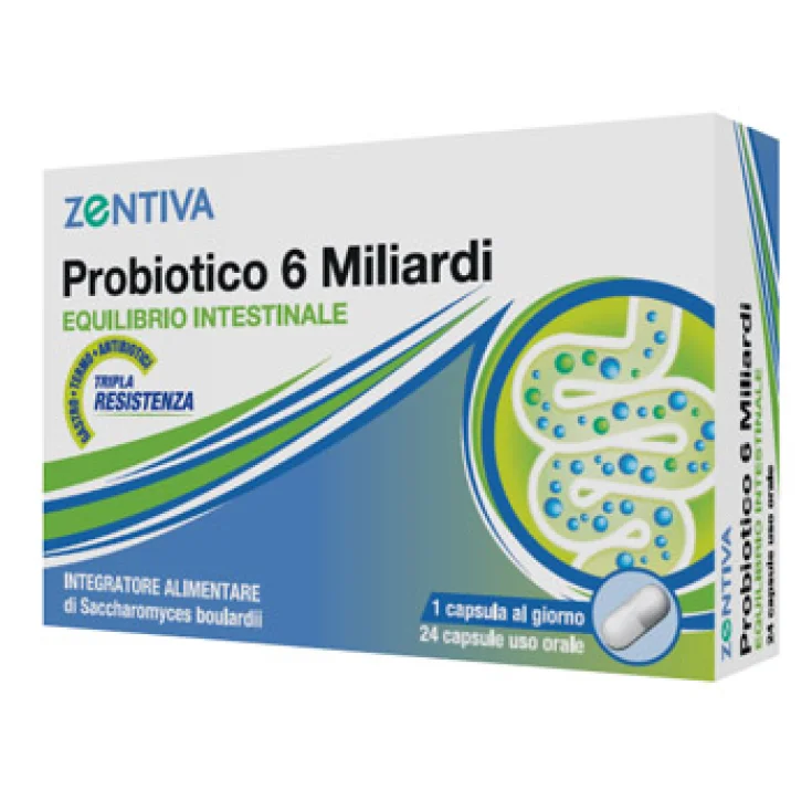 Probiotic 6 Billion Zentiva 24 Capsules