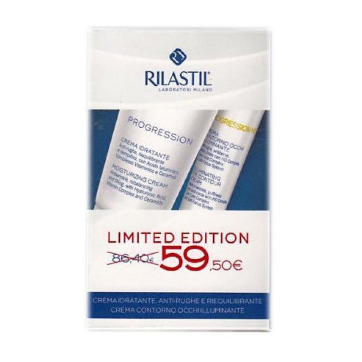 Progression Moisturizing Cream 50ml + Illuminating Eye Contour Cream 15ml Rilastil®