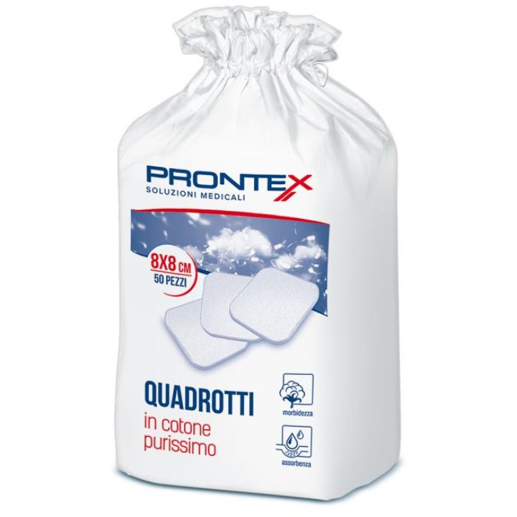 Prontex Safety Hydrophilic Cotton Squares 50x 8x8cm