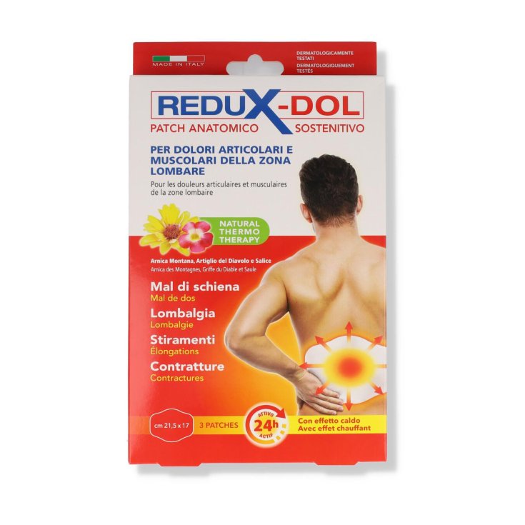 REDUX-DOL Patch Patches Lumbar Pain 3 Pieces
