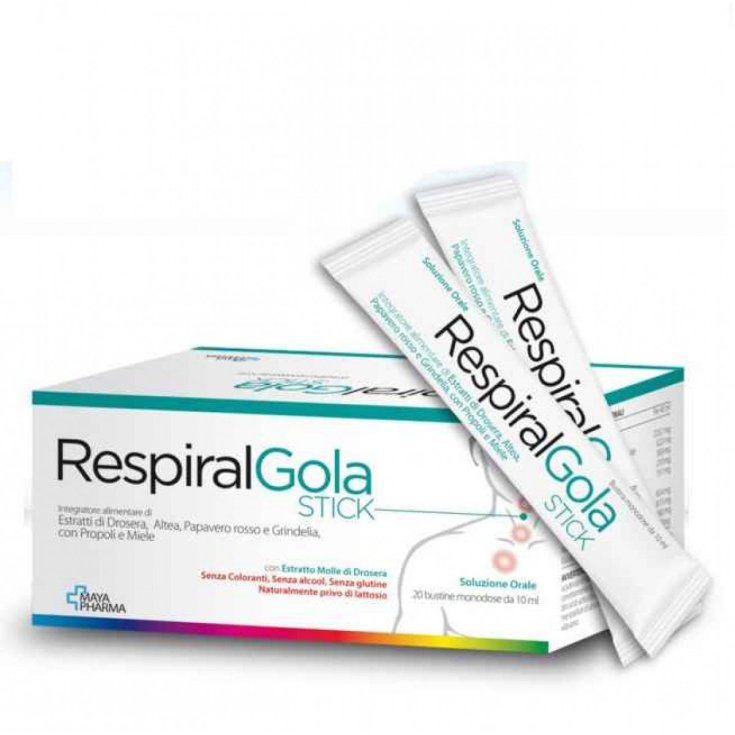 Respiral Throat Maya Pharma 20 Stick 10ml