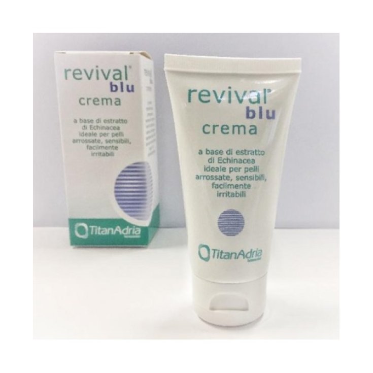 Revival Blu Cream For Reddened And Sensitive Skin Titanpharma 50ml