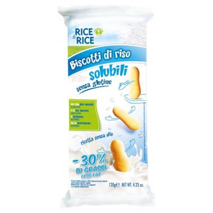 Rice & Rice Probios Gluten Free Soluble Rice Cookies 120g