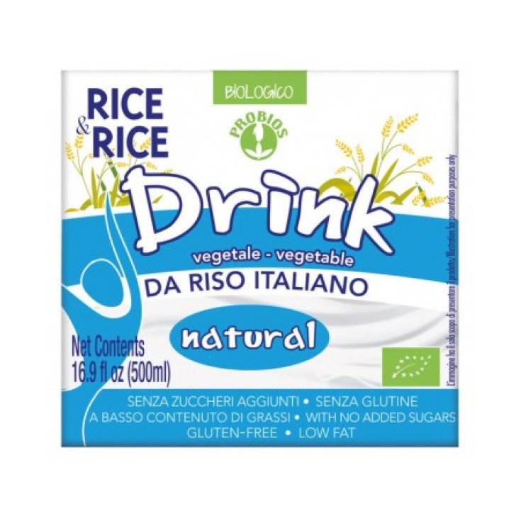 Rice & Rice Drink Probios Natural Rice Drink 500ml