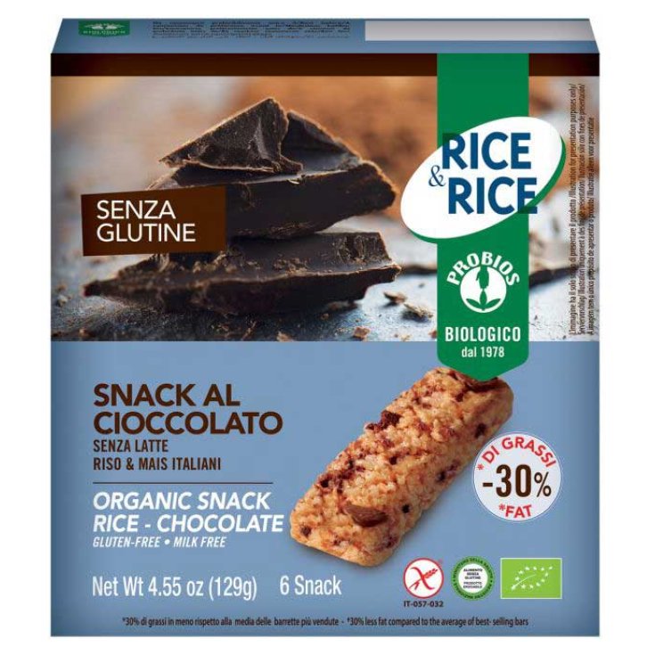 Rice & Rice Chocolate Rice Snack Probios 21g