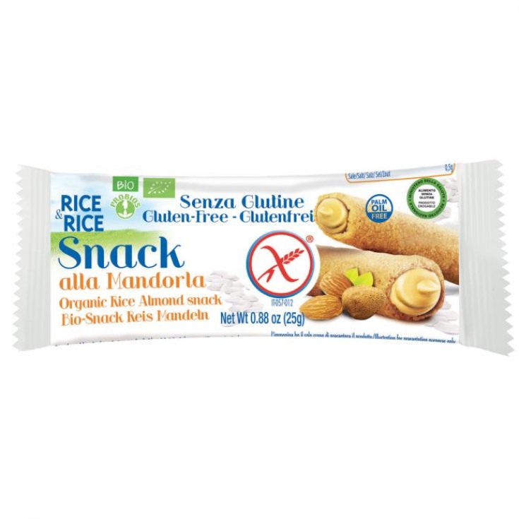 Rice & Rice Almond Rice Snack Probios 25g