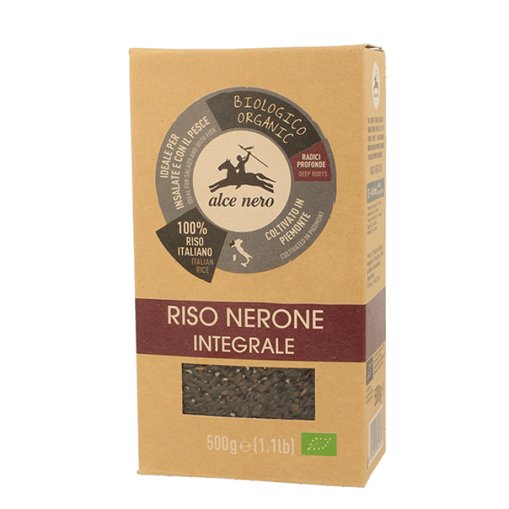 Alce Nero Organic Whole Grain Black Rice 500g