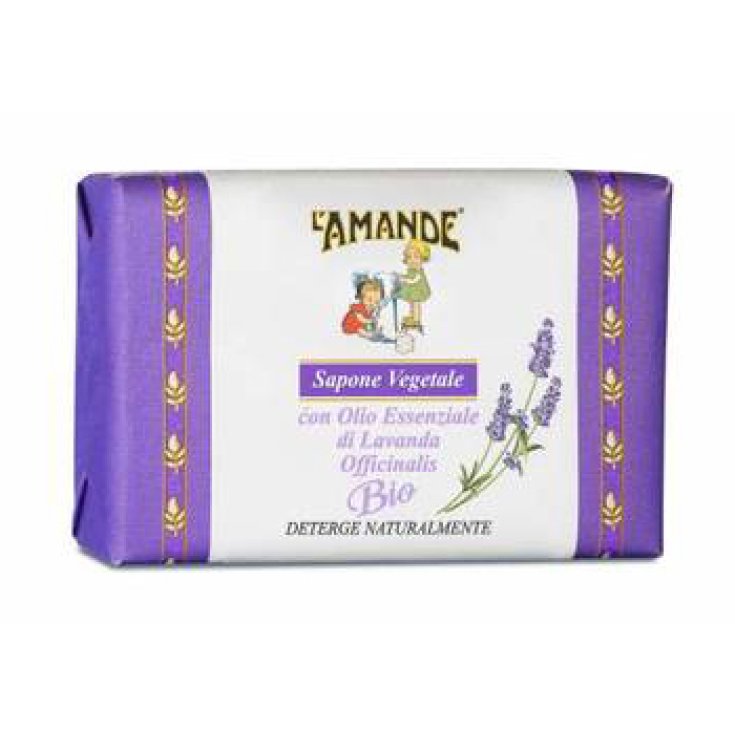 L'AMANDE® Organic Lavender Officinalis Vegetable Soap 200g
