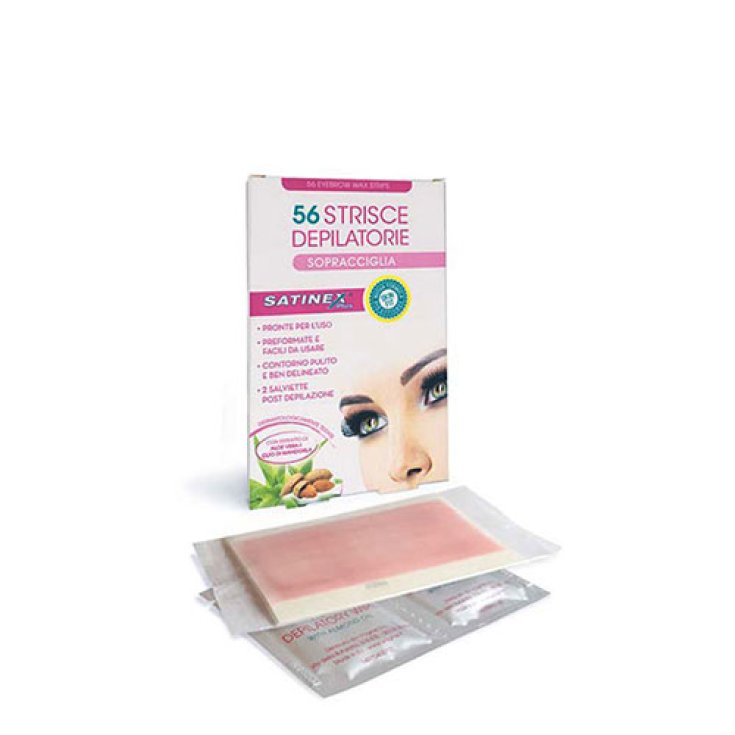 Satinex Plus Eyebrow Removal Strips Satinex 56 Pieces