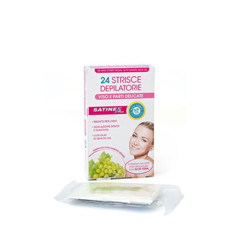 Satinex Plus Satinex Face Depilatory Strips 24 Pieces