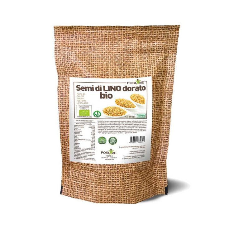 FORLIVE Organic Golden Flax Seeds 350g