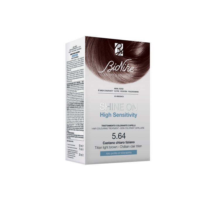 Shine On HS Tiziano 5.64 BioNike Light Brown Hair Coloring Treatment